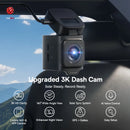 Baseus VD1 3K Dash Cam – Front & Rear, HD, GPS, Galileo, Supercapacitor, 24H Parking Support - Tech Trove