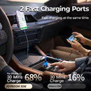 Joyroom 30W Metal USB C Fast Car Charger Adapter PD QC3.0 for iPhone & Android - Tech Trove