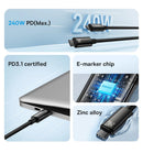 Baseus 240W USB C to USB Type C Supercharge Fast Charging Cable