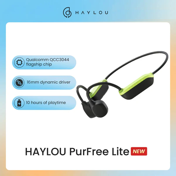 HAYLOU PurFree Lite Bone Conduction Earphone Wireless Sports Headphones