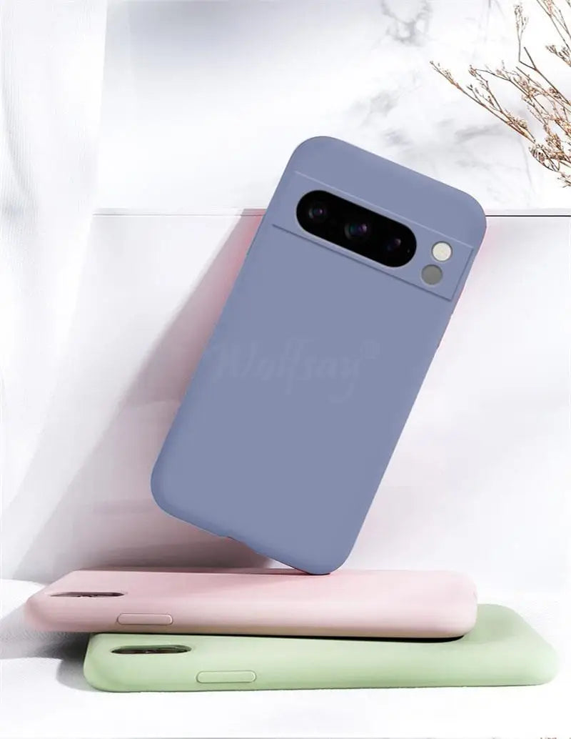 Liquid Silicone Rubber Protector TPU Case For Google Pixel Phones