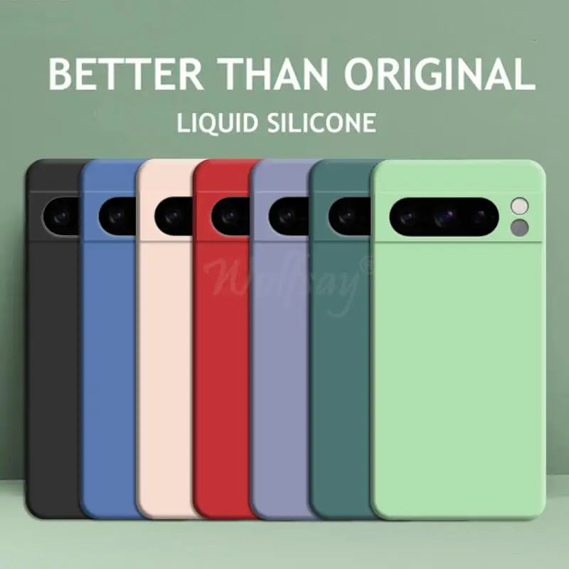 Liquid Silicone Rubber Protector TPU Case For Google Pixel Phones