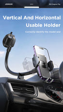 Joyroom JR-ZS259 360° Car Phone Mount – Universal, Hands-Free, Long Arm - Tech Trove