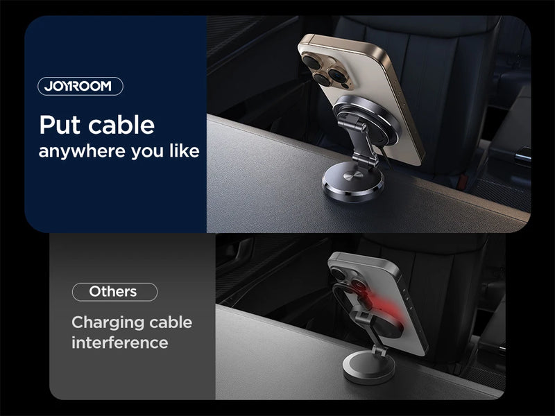 Joyroom 15W Magnetic Car Phone Mount & Wireless Charger - Tech Trove