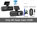 UHD 4K WiFi Dual Dash Cam with GPS & 24H Parking Monitor - Tech Trove