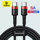 Baseus 100W USB C to USB Type C Quick Charge 4.0 Fast Charging Cable