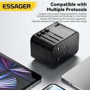 Essager Universal 65W All in one Travel Adapter Charger With USB and Type C - Tech Trove