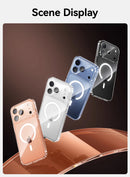 Joyroom Magnetic Wireless charger thin Case For iPhone 17 Case Anti Yellow Transparent Cover - Tech Trove