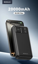 KUULAA 20000mAh Power Bank 22.5W Fast Charging