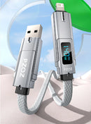 PZOZ 60W Fast charging Cable for Iphone/Type C/USB