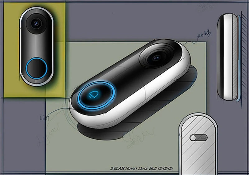 MILAB 2.5K Smart WiFi Video Doorbell with Human Detection