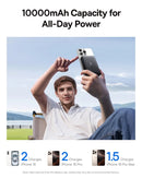 Baseus 10,000mAh Qi2 Magnetic Power Bank with 15W Wireless and 22.5W Wired Fast Charging