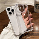 Luxury Silicone Shockproof Bumper Transparent Hard Phone Case For iPhone - Tech Trove