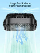 4" USB Mini Portable Desk Fan 3-Speed Quiet Personal Cooling Fan 360° Adjustable