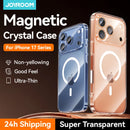 Joyroom Magnetic Wireless charger thin Case For iPhone 17 Case Anti Yellow Transparent Cover - Tech Trove