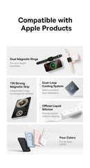 Baseus 10,000mAh Magnetic Power Bank, 27W PD Output, 15W Wireless Charging