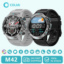 COLMI M42 Smartwatch 1.43'' AMOLED Display 100 Sports Modes Voice Calling Smart Watch Men Women Military Grade Toughness Watch - Tech Trove
