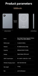 Rocoren Magnetic PowerBank Fast wireless Charging