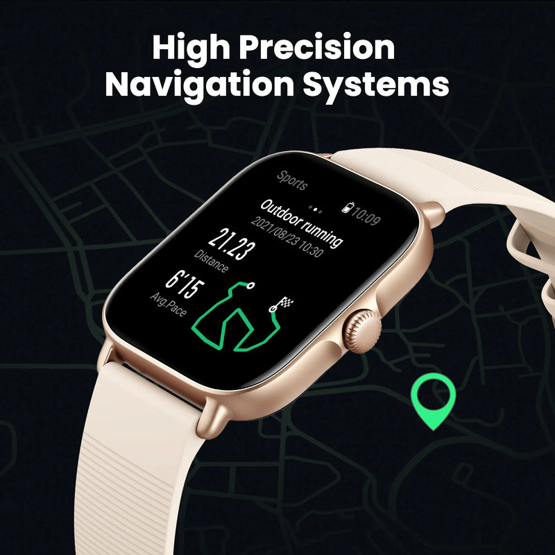 Amazfit GTS 4 Mini Smartwatch with Alexa, 24H Heart Rate & 150 Sports Modes - Tech Trove