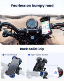 Joyroom 360° Universal Bike Phone Holder for 4.7–7" Phones, Shockproof GPS Mount - Tech Trove