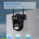 BESDER 9MP Dual Screen Wifi Camera 8X Digital Zoom Color Night Vision Outdoor Security Protection