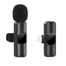 New Wireless Lavalier Microphone Portable Audio Video Recording Mini Mic for iPhone Android - Tech Trove