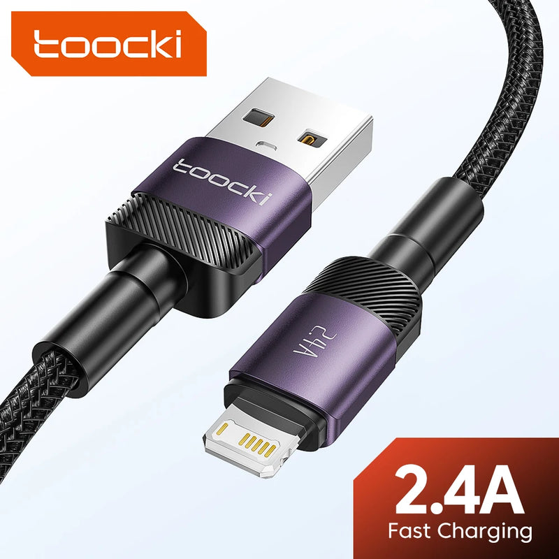 Toocki Fast Charging Charger Aluminum iP Cable For iPhone