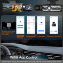 1080P WiFi Dual Dash Cam (Front & Inside) with IR Night Vision, Loop Recording, Wide Angle - Tech Trove