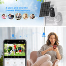 1080P WiFi Camera Solar Outdoor Wireless Battery Powered Camera