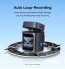 Baseus VD1 3K Dash Cam – Front & Rear, HD, GPS, Galileo, Supercapacitor, 24H Parking Support - Tech Trove