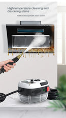 High-Temp Steam Cleaner for Home, Car, AC & Kitchen Hood (110V US / 220V EU Plug) - Tech Trove