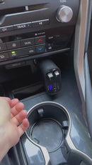 Metal Car Charger 100W Super Fast Charging USB And TYPE-C Adapter