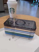 Luxury Magnetic For Magsafe Wireless Charge Plating Clear Case For iPhone