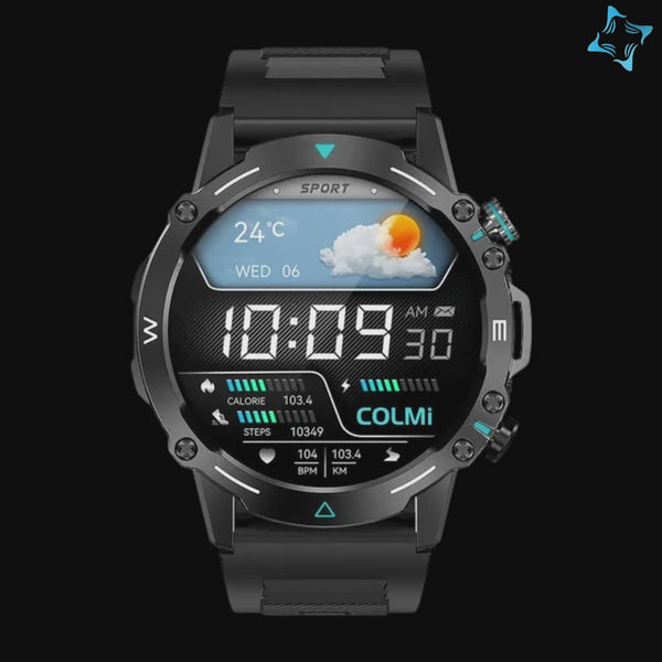 COLMI Smartwatch AMOLED Display Voice Calling Smart Watch Men Women Military Grade Toughness Watch  100 Sports Modes