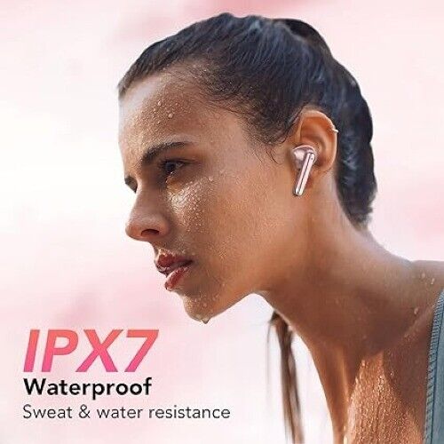 Wireless Earbuds, Bluetooth 5.3 Earphones In Ear 40H Playtime,Ear Buds Deep Bass,Built-in HD Mic,IP7 Waterproof, Light Weight, Touch Control, Beautiful Portable Design Headphones - Tech Trove