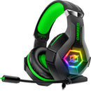 Stereo Surround Sound Gaming Headset with RGB Lighting - Tech Trove