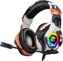Stereo Surround Sound Gaming Headset with RGB Lighting - Tech Trove